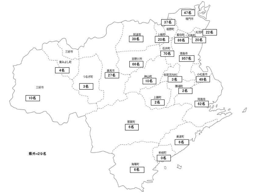 地域別分布図